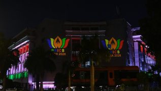 Delhi decked up with posters, lights ahead of BRICS Summit 2026