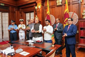 India and Sri Lanka are civilized twins, close neighbours, maritime partners: Rajnath Singh