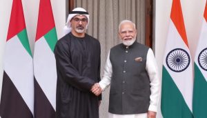 PM Modi holds bilateral meeting with Abu Dhabi Crown Prince on sidelines of 18th BRICS Summit