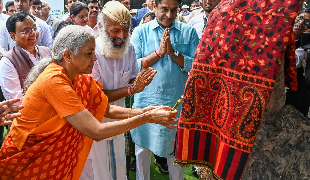 Sitharaman launches ‘Bharat Vann’ green initiative at Lodhi Colony Park