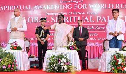 Spiritual awakening must go hand in hand with development: President Murmu