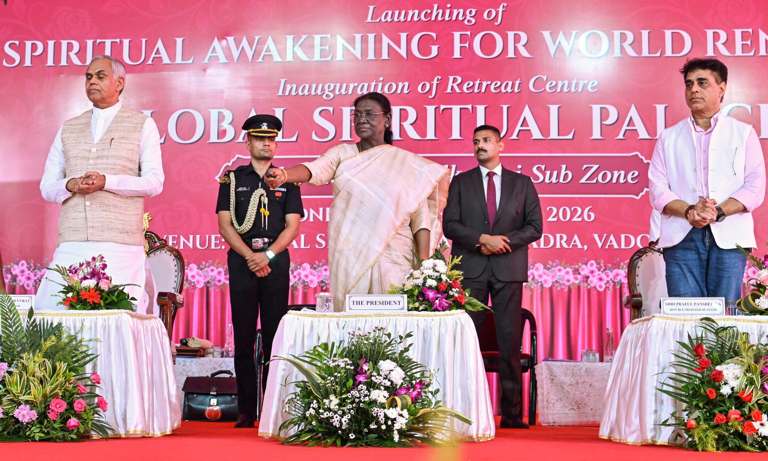 Spiritual awakening must go hand in hand with development: President Murmu