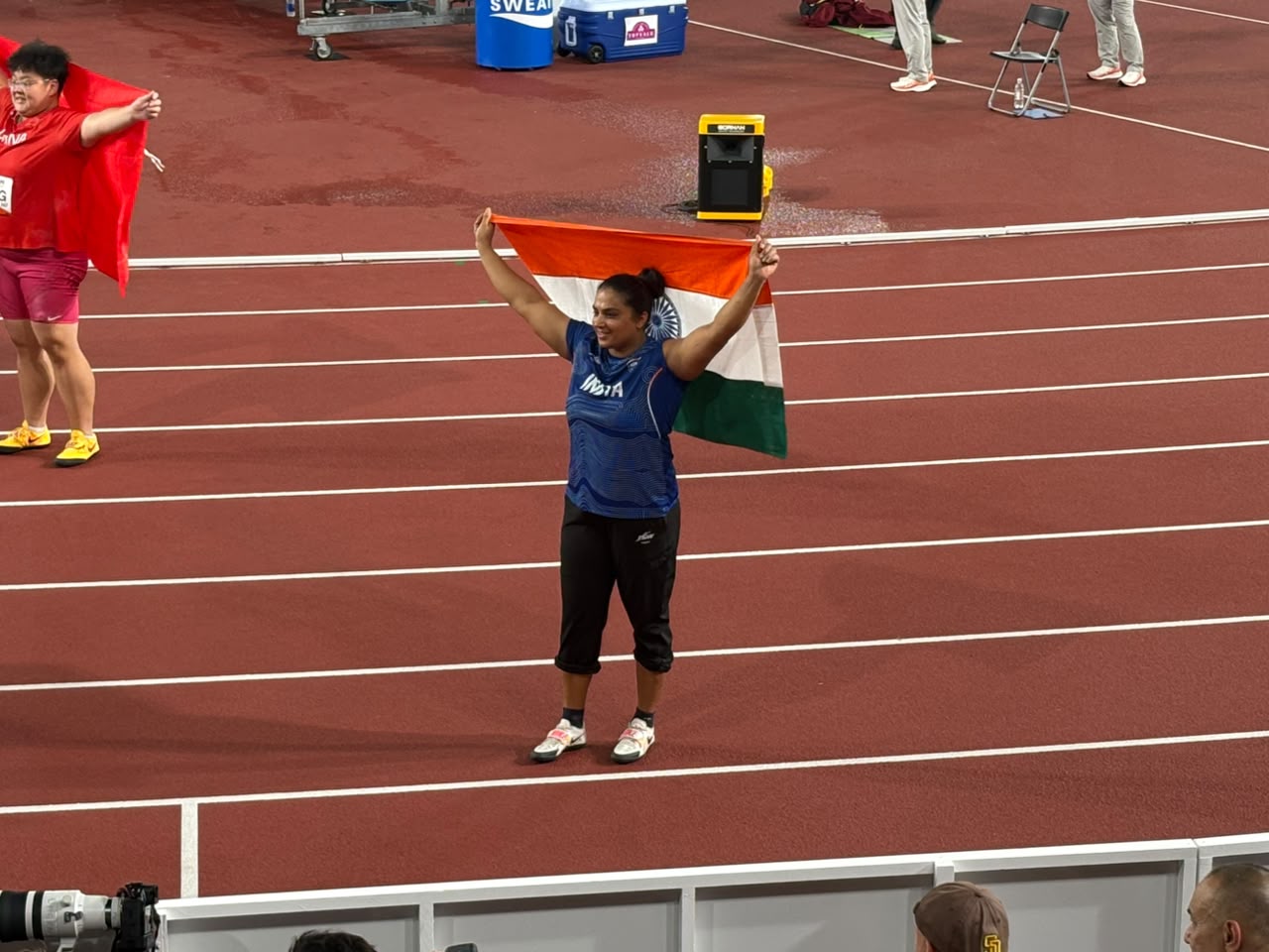 Asian Games: Manpreet Kaur wins bronze in women’s shot put, Krishna finishes fifth