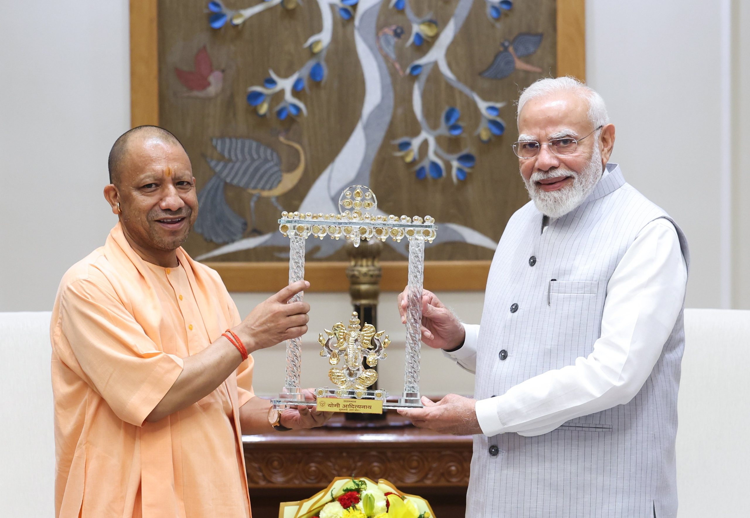 UP CM Adityanath Meets PM Modi in Delhi