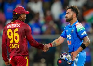 1st ODI: Kuldeep’s four-for, Gill and Kohli tons help India thrash West Indies by eight wickets