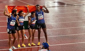 Asian Games: India clinch mixed 4x100m relay bronze, set national record