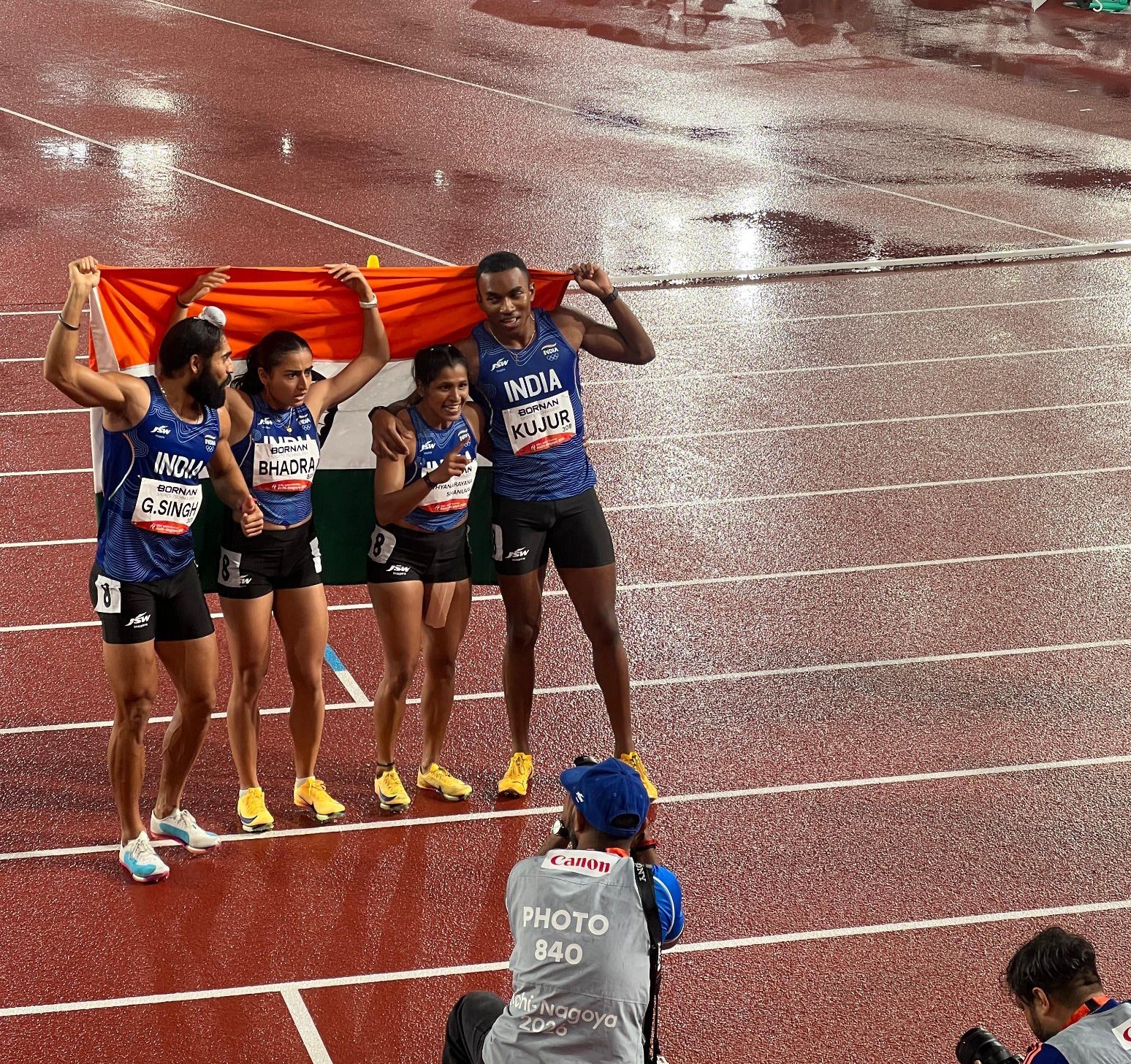 Asian Games: India clinch mixed 4x100m relay bronze, set national record