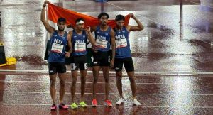 PM Modi congratulates Indian athletes for bronze in 4x400m relay, high jump and 5000m