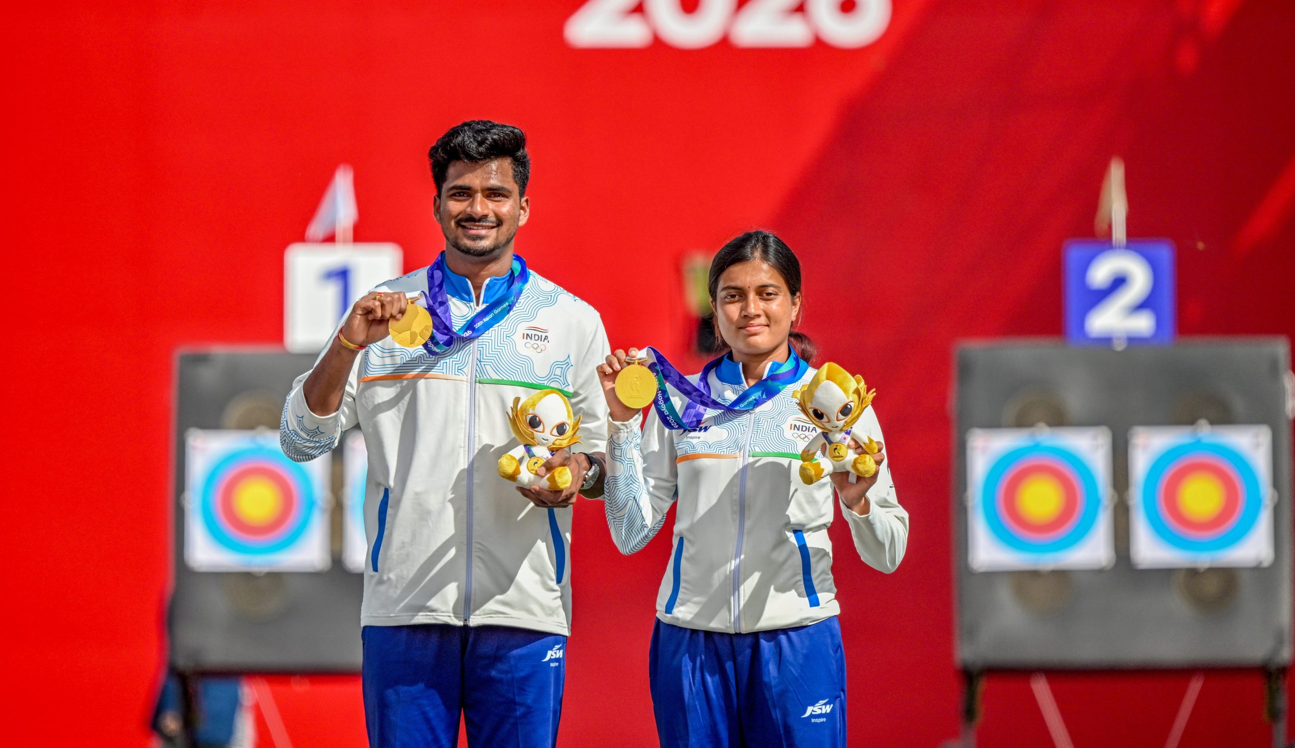 Asian Games: President Murmu hails Chikitha-Sahil for compound mixed team gold