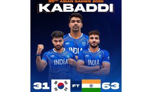 Asian Games 2026: India thrash South Korea 63-31 for second straight kabaddi win