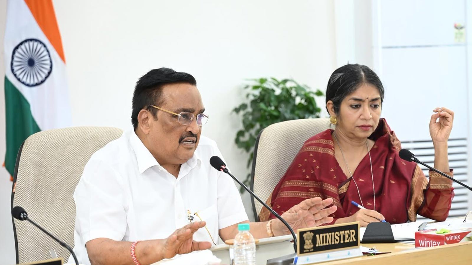C. R. Paatil reviews water resources projects, calls for faster implementation