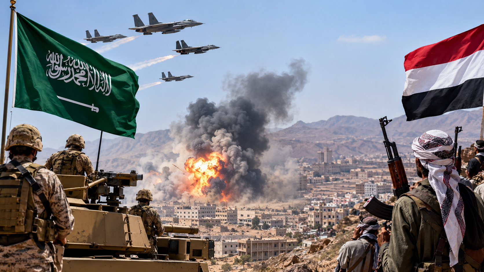 Saudis pound Yemen as Houthis solidify gains in new theatre of Middle East war