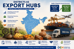 Districts as Export Hubs Initiative Covers Over 770 Districts Across India