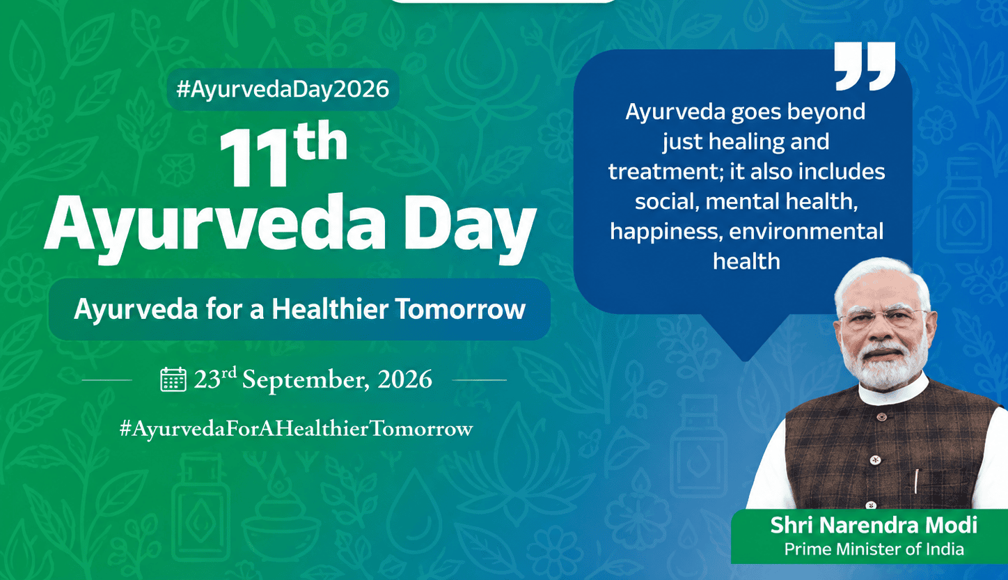 Over 9,700 activities reported across 30 States, UTs ahead of Ayurveda Day