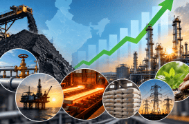 Core sector output grows 4.8% in August 2026