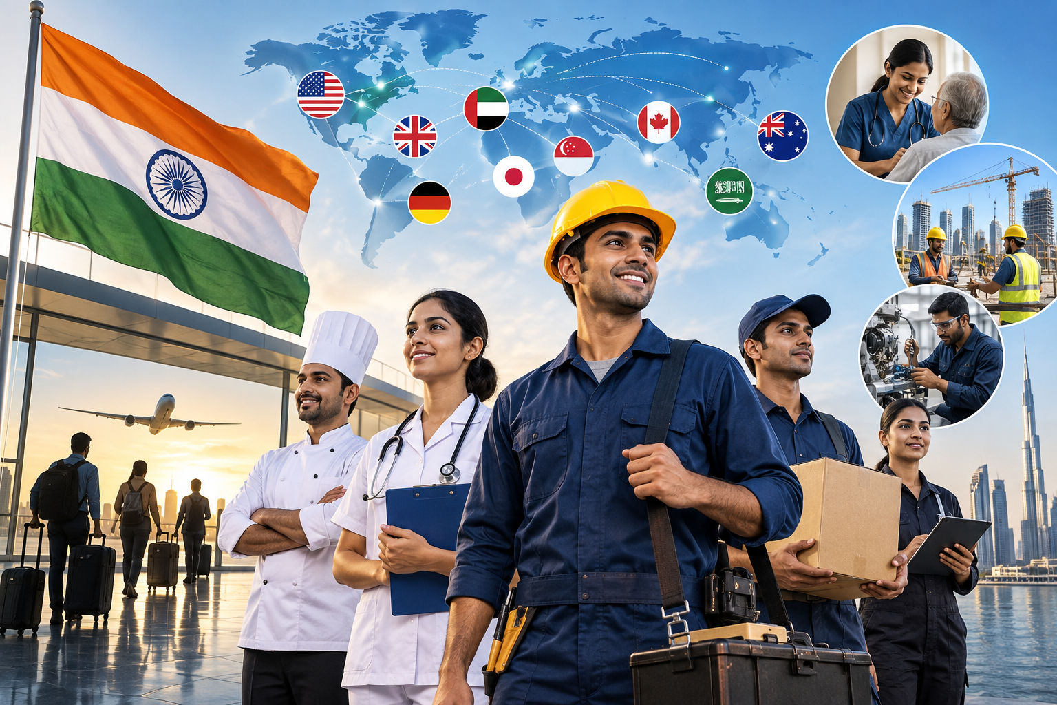 India Maps Skilled Job Roles with 20 Countries for Overseas Employment