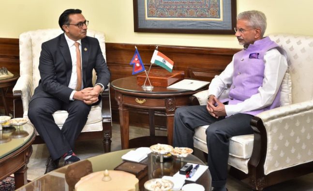 Jaishankar, Nepal Finance Minister Wagle Discuss Ways to Strengthen Economic, Energy, Connectivity Ties