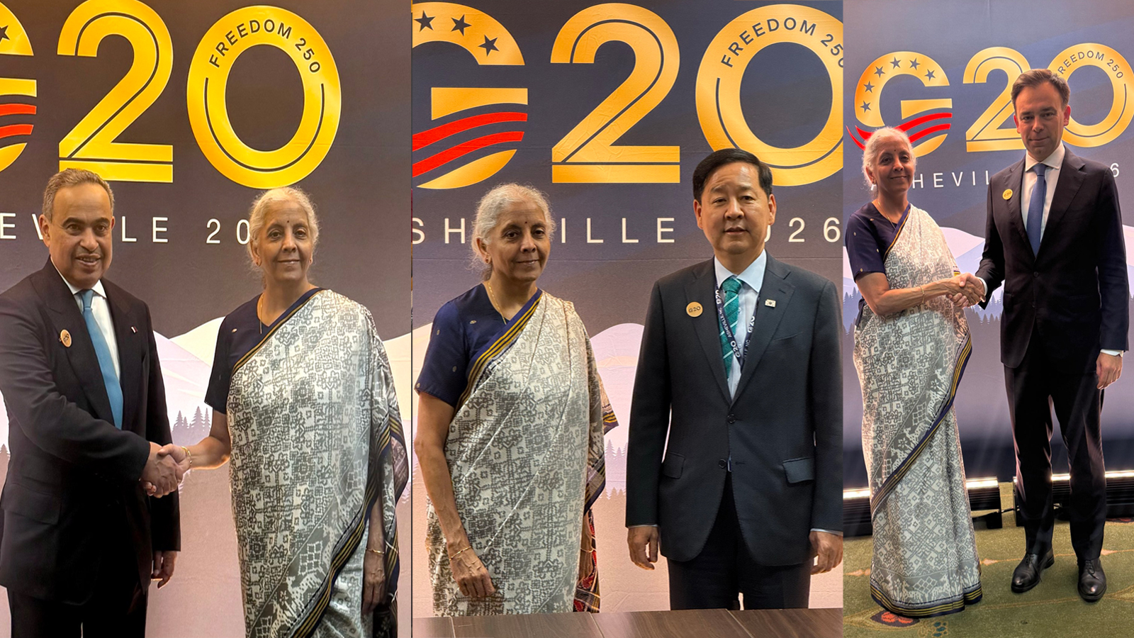 FM Sitharaman holds wide-ranging bilateral meetings at G20 finance meet, discusses global economic cooperation