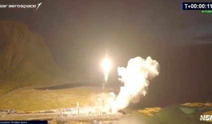German rocket reaches space as Europe enters satellite launch race