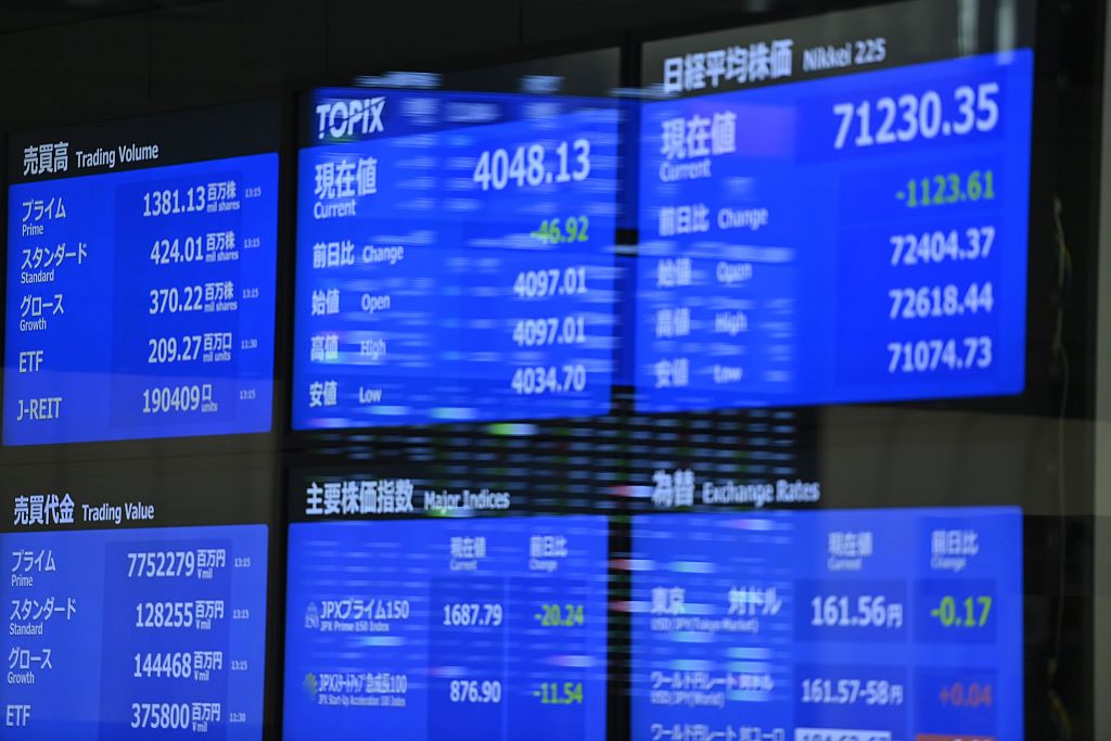 Stocks wobble as bonds slump to monthly loss