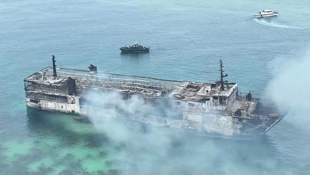 Five dead, more than 80 missing after Philippine ferry fire