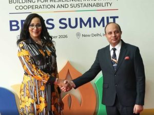 Nigeria's Foreign Affairs Minister Arrives in Delhi Ahead of BRICS Summit