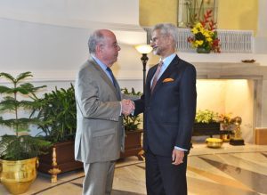 EAM Jaishankar meets Brazil FM Mauro Vieira as BRICS Summit commences