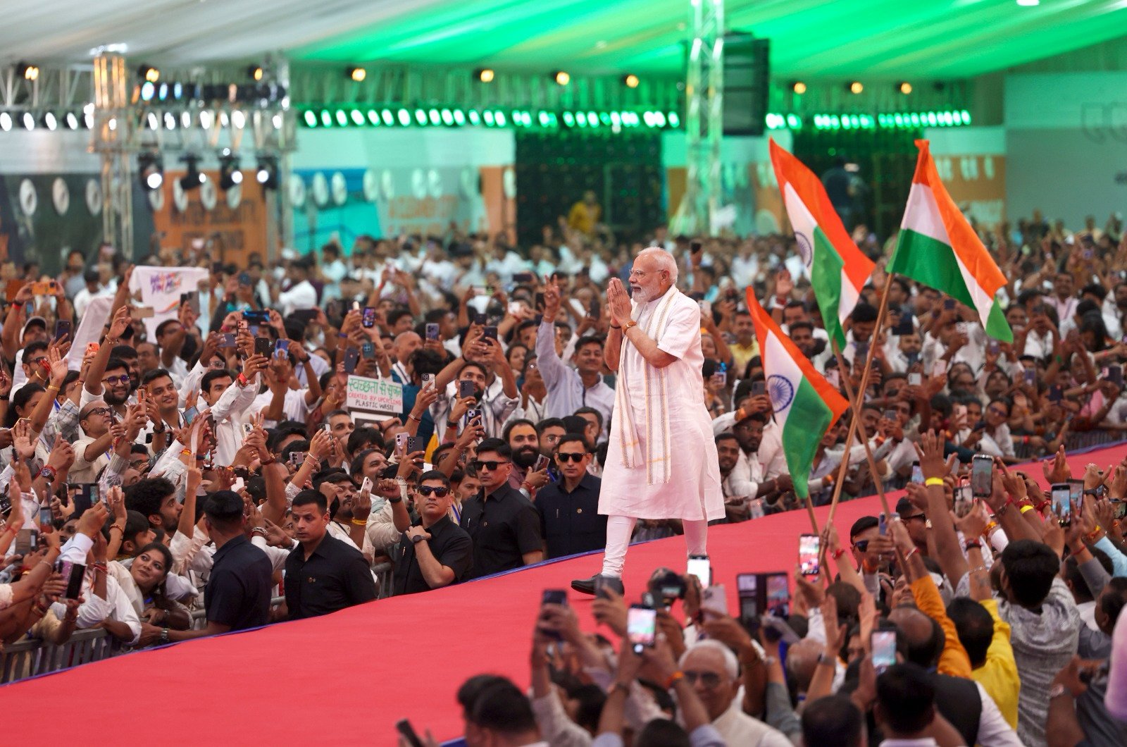 PM Modi unveils development projects worth over Rs 35,000 crore in Gujarat