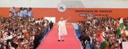 Double-stack freight train carries cargo equivalent to over 250 trucks: PM Modi