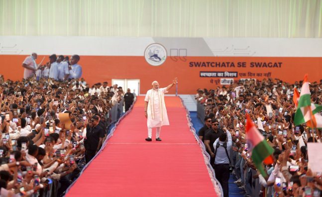 Double-stack freight train carries cargo equivalent to over 250 trucks: PM Modi