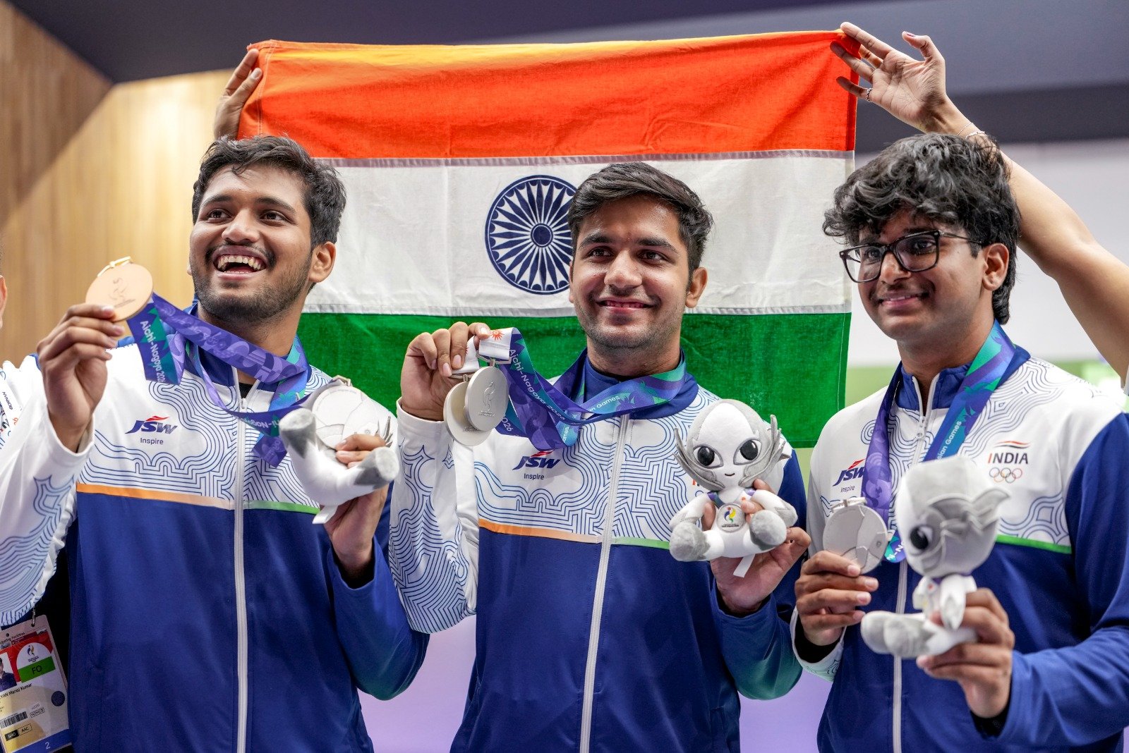 Asian Games: PM Modi congratulates Rudrankksh Patil on bronze, shooters on team silver