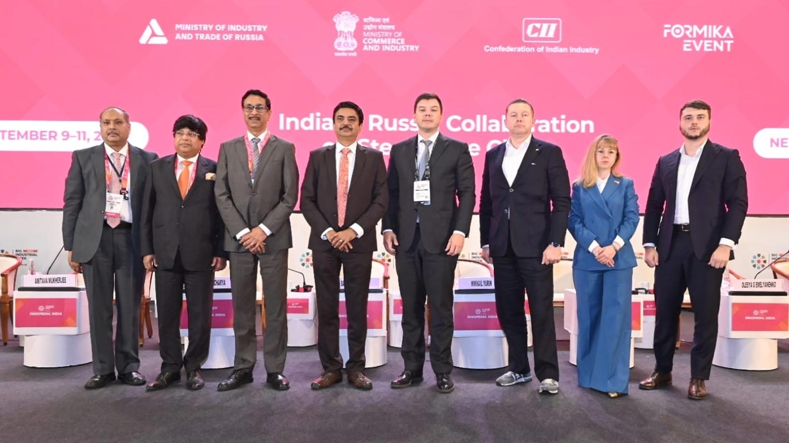 India showcases steel sector strength and Russia partnership at INNOPROM India 2026
