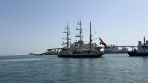 INS Sudarshini concludes Barcelona port call during Lokayan 2026 expedition