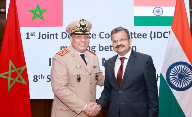 India, Morocco hold inaugural Joint Defence Committee meeting to deepen military cooperation
