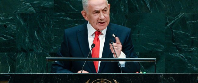 At UN, Netanyahu defends Israel as delegates walk out
