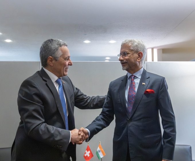 Jaishankar meets Switzerland FM Ignazio Cassis, Nauru President David Adeang on UNGA sidelines