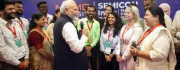 Birthday moment for PM Modi at SEMICON India 2026