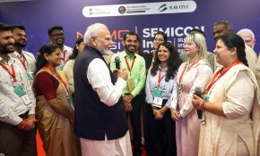 Birthday moment for PM Modi at SEMICON India 2026