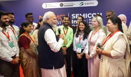 Birthday moment for PM Modi at SEMICON India 2026