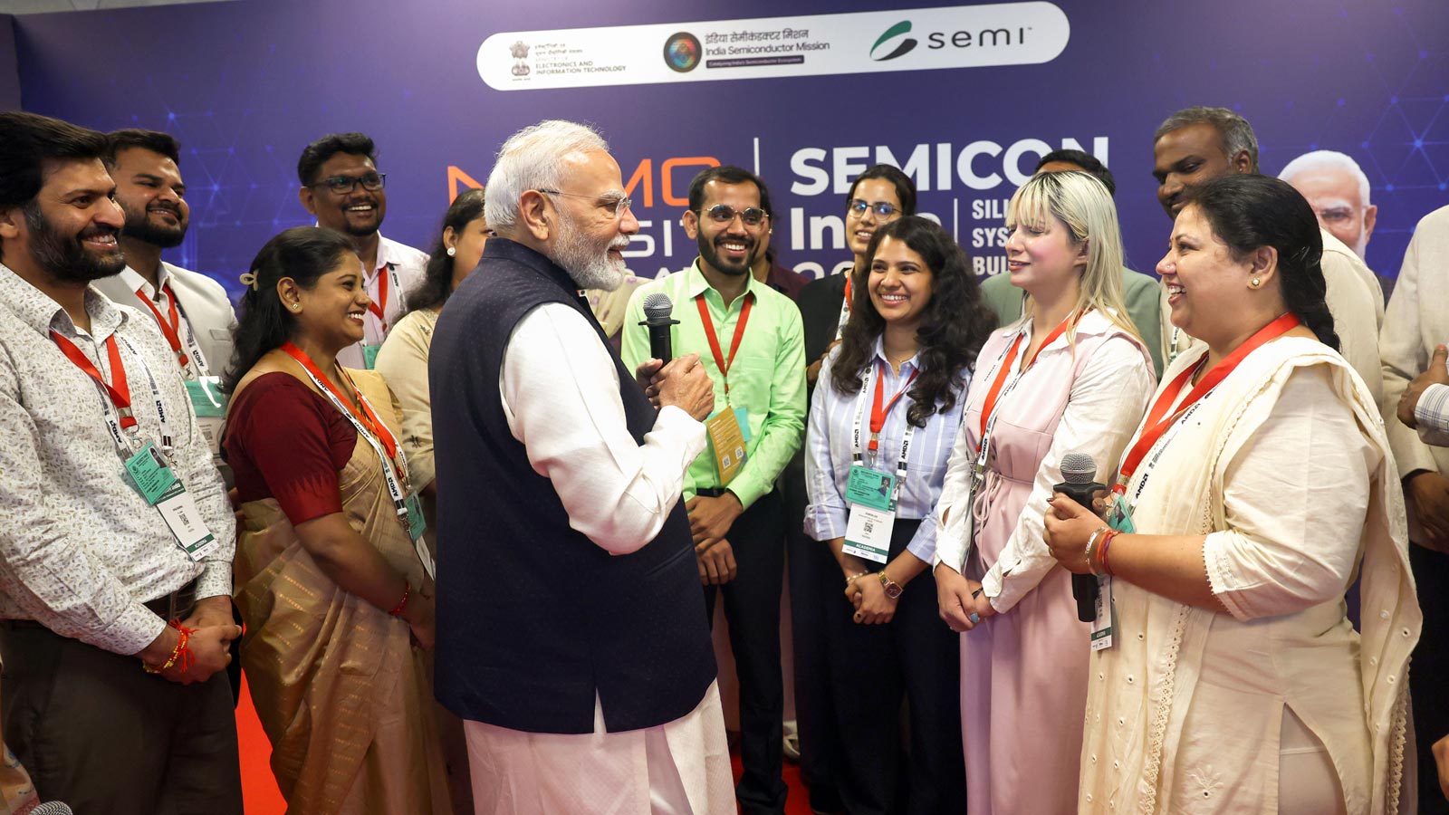 Birthday moment for PM Modi at SEMICON India 2026