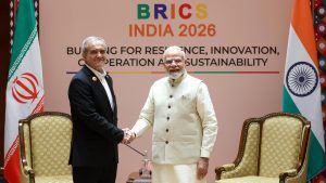 PM Modi meets Iranian President Masoud Pezeshkian on sidelines of BRICS Summit