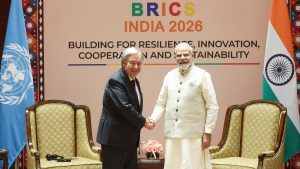 PM Modi meets UN Secretary-General Antonio Guterres on sidelines of BRICS Summit