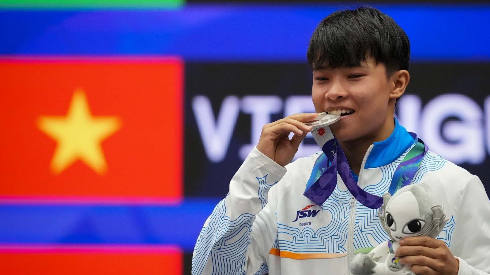 PM Modi congratulates Naorem Roshibina Devi on winning Silver Medal in Women’s Sanda 60kg event