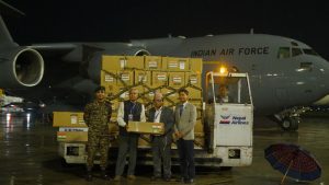 India sends eighth IAF flight with relief supplies to flood-hit Nepal