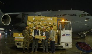 India sends eighth IAF flight with relief supplies to flood-hit Nepal