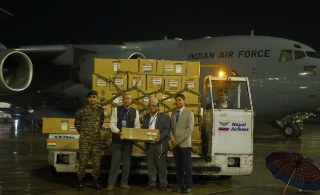 India sends eighth IAF flight with relief supplies to flood-hit Nepal
