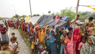 Ganga water level breaches 'highest flood mark' at Patna's Gandhi Ghat amid heavy rain
