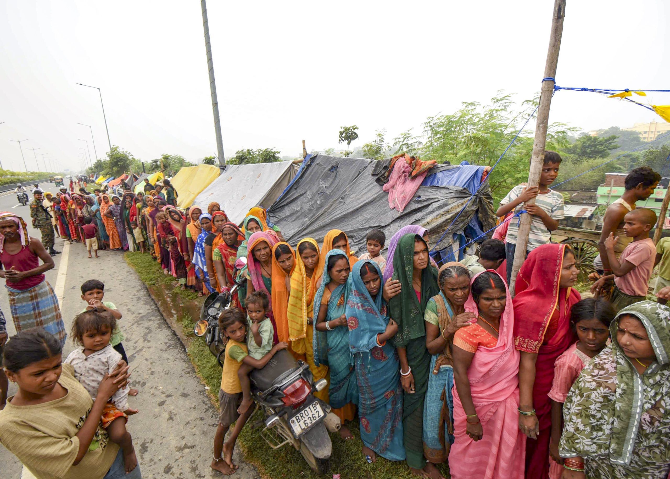 Ganga water level breaches ‘highest flood mark’ at Patna’s Gandhi Ghat amid heavy rain