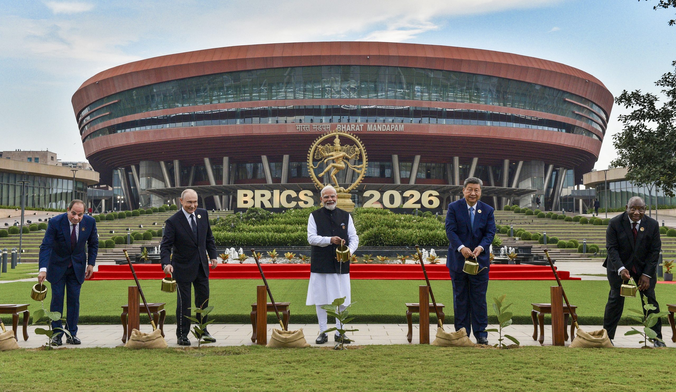 BRICS leaders join PM Modi in tree plantation initiative