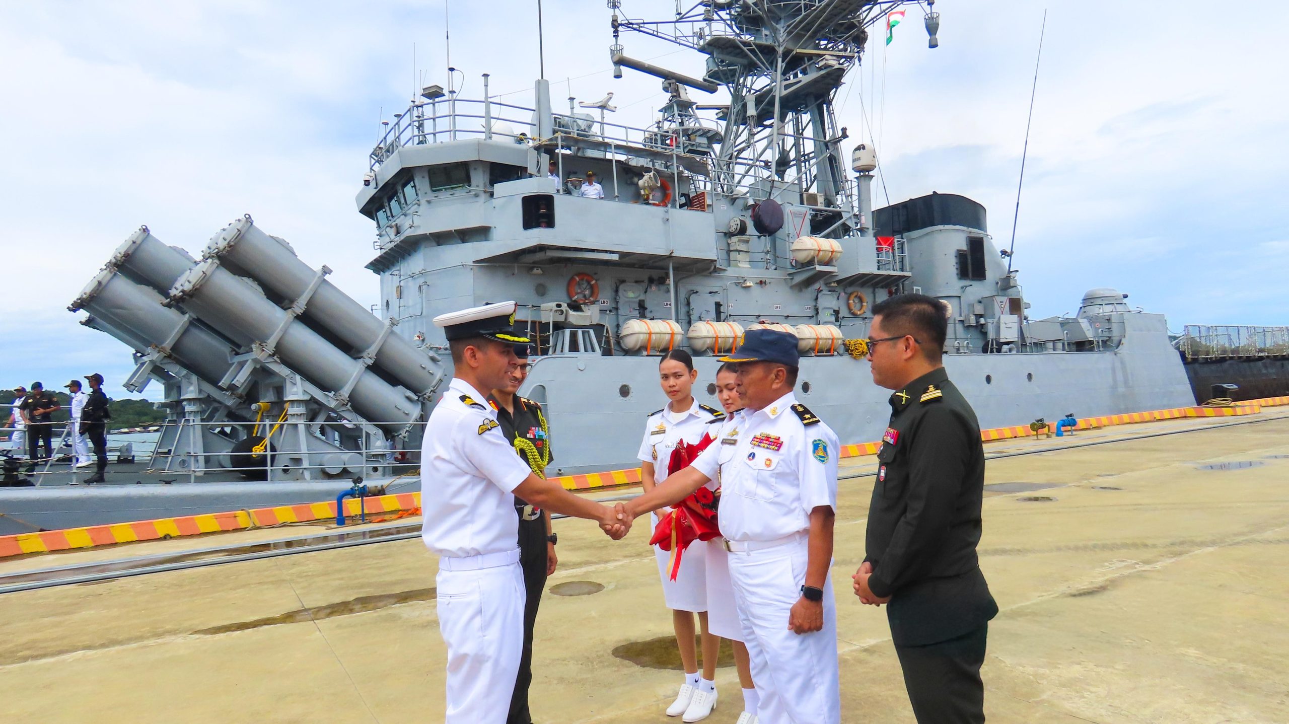 INS Kulish arrives at Cambodia’s Ream Naval Base as part of Eastern Fleet deployment